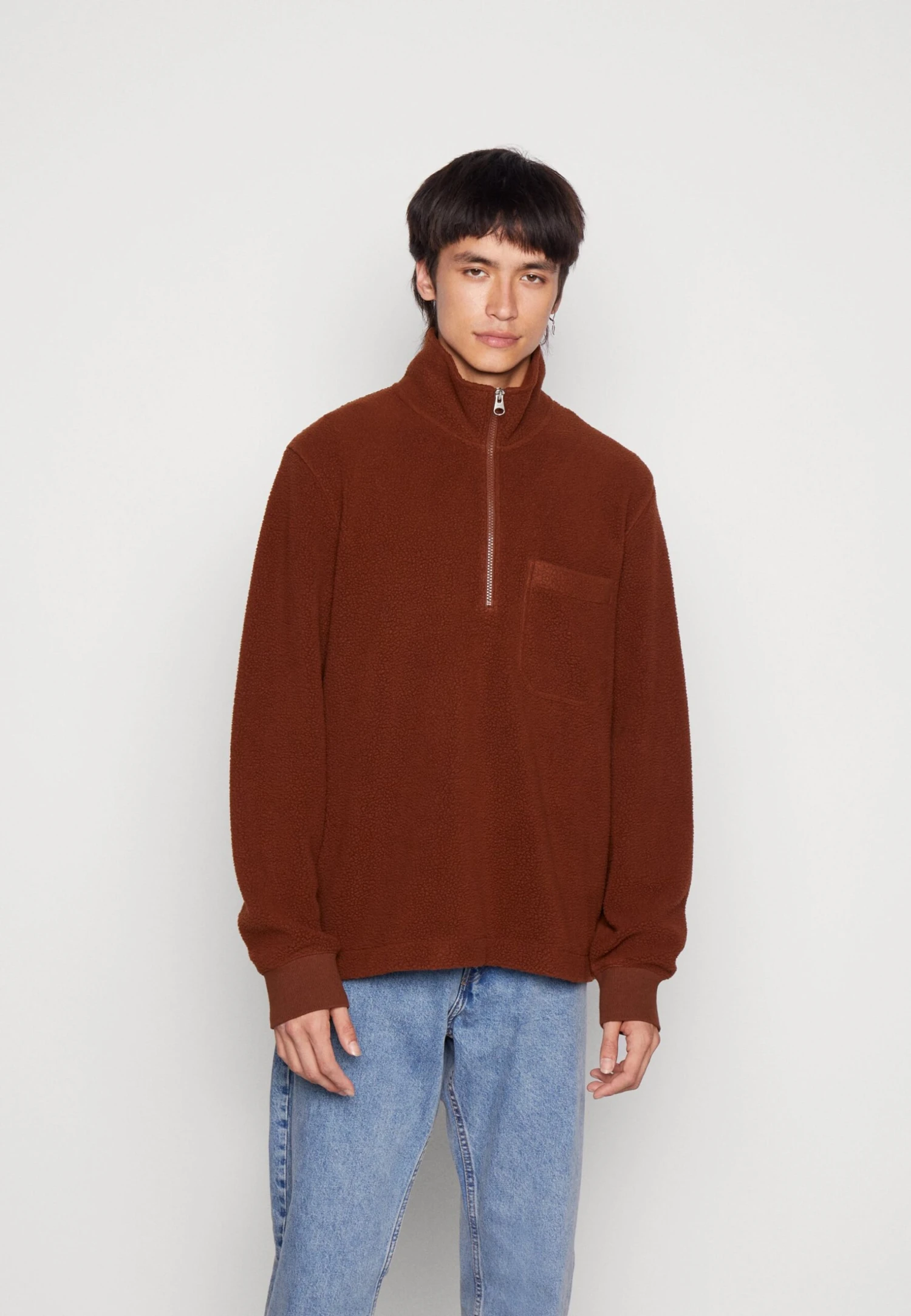 ARKET Fleece Jumper - Brown 1 ARKET Fleece Jumper - Brown