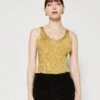 ARKET Top - Gold-Coloured