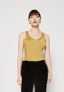 ARKET Top - Gold-Coloured