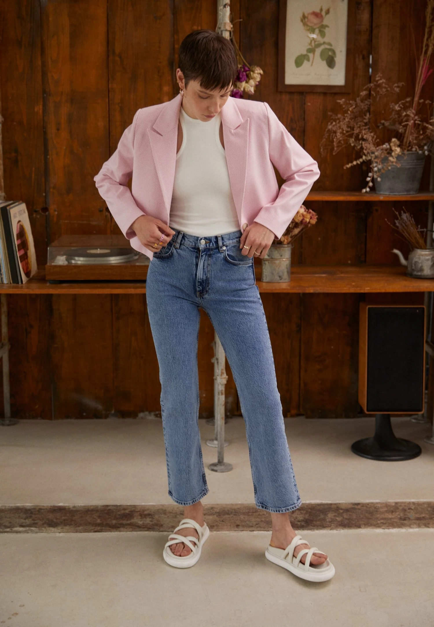 ARKET Flared Jeans - Sky Blue 1 ARKET Flared Jeans - Sky Blue