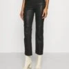 ARKET Leather Trousers - Black