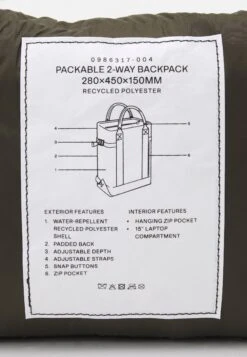 ARKET Unisex - Rucksack - Green -Arket 3a3ad33838cb40f5b361eca45ef8d22d