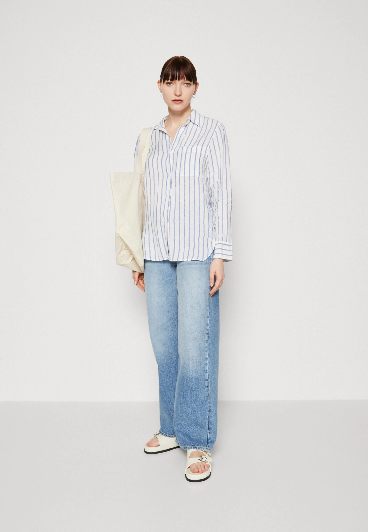 ARKET Button-Down Blouse - Blue 2 ARKET Button-Down Blouse - Blue - Image 2