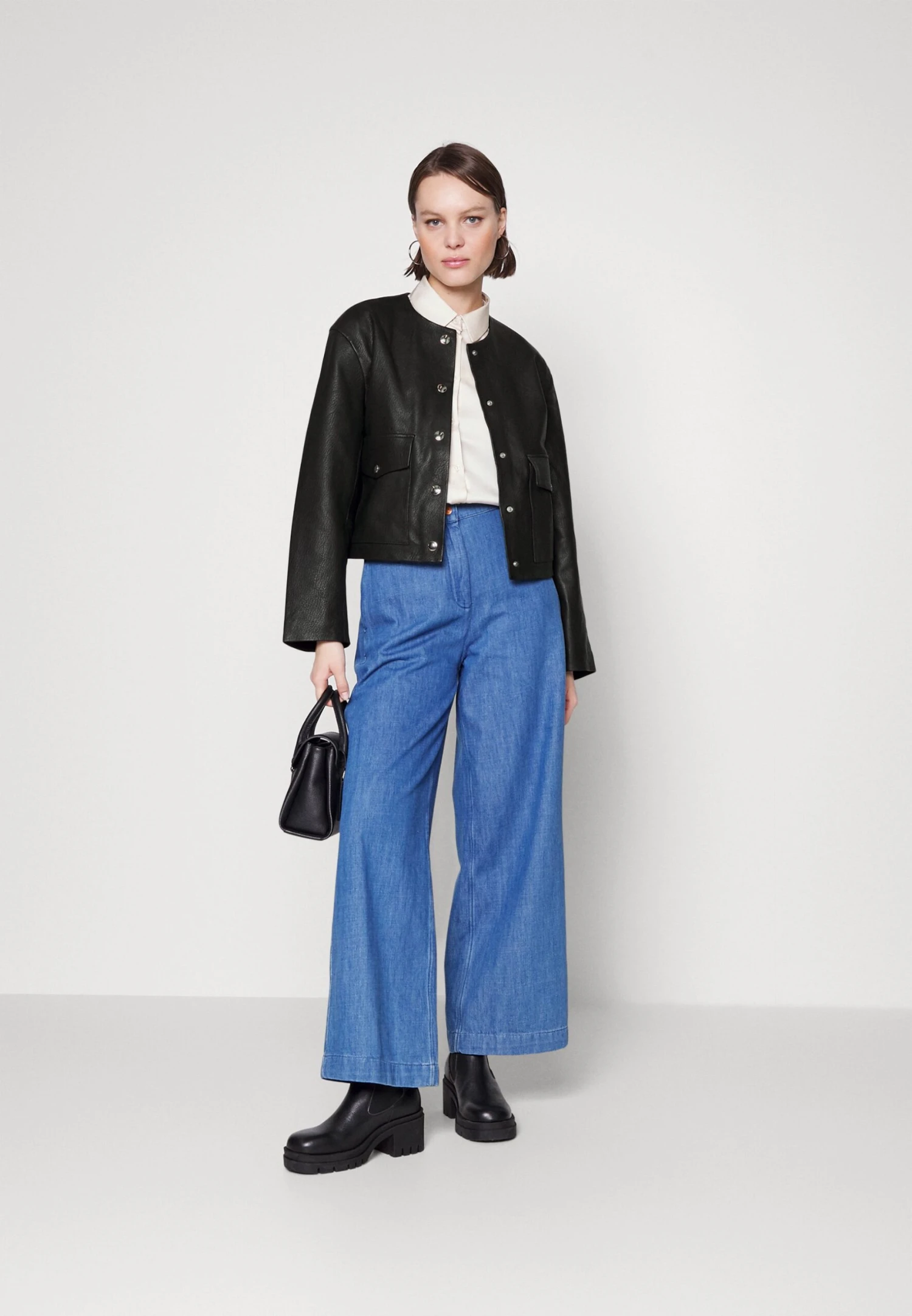 ARKET Leather Jacket - Black 2 ARKET Leather Jacket - Black - Image 2