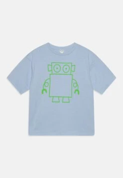 ARKET Print T-Shirt - Blue