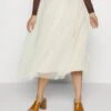 ARKET Pleated Skirt - Beige Dusty Light