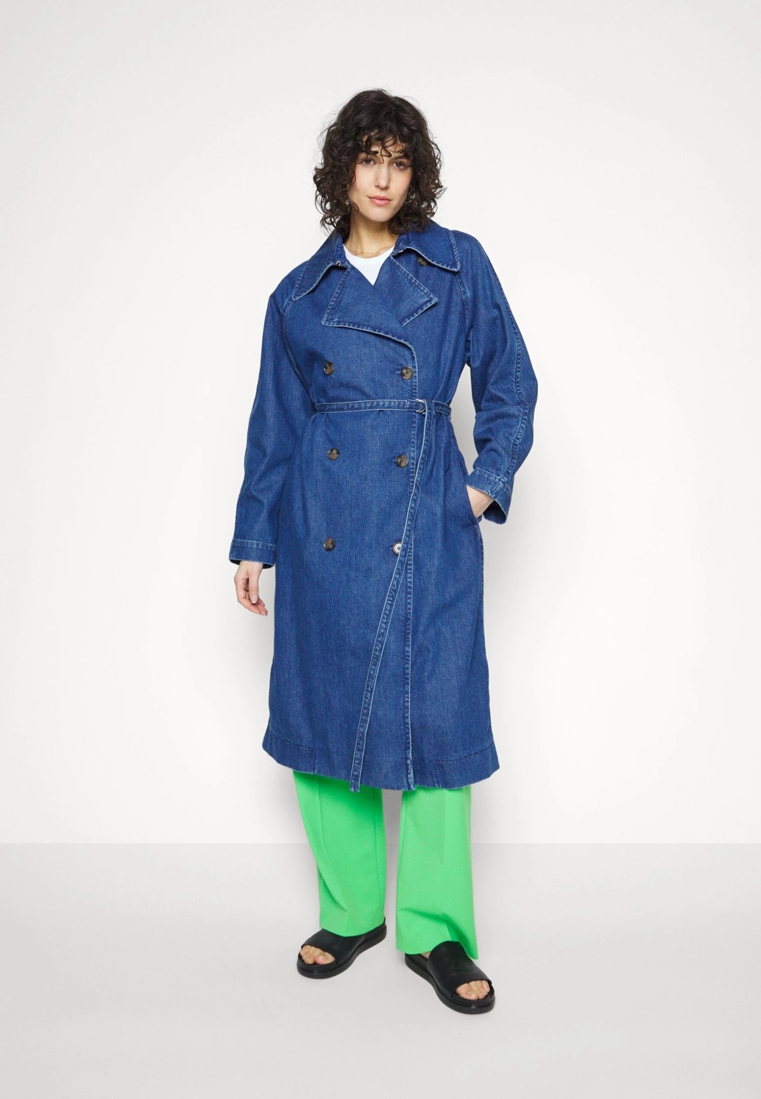 ARKET Trenchcoat - Blue 2 ARKET Trenchcoat - Blue - Image 2