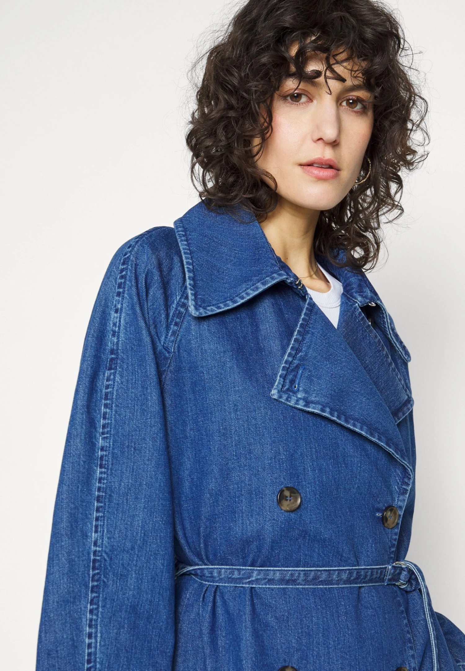 ARKET Trenchcoat - Blue 8 ARKET Trenchcoat - Blue - Image 8