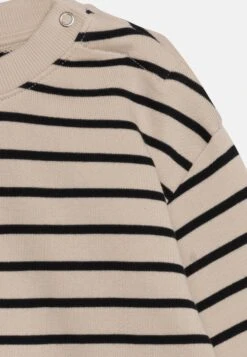 ARKET Unisex - Sweatshirt - Light Beige/Black Stripes -Arket d6d1e74cd3504b7db73d096e341bedf3