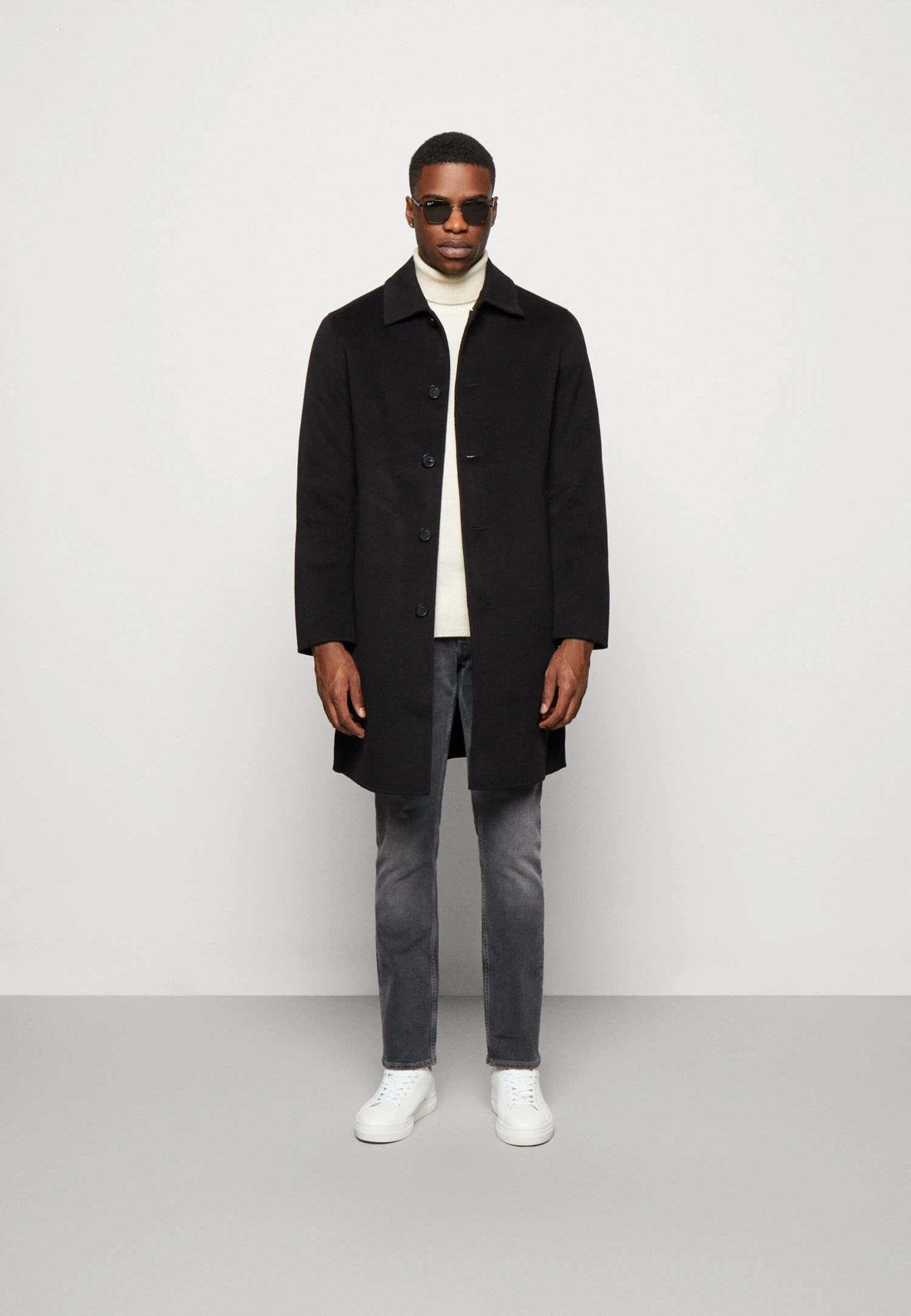 ARKET Classic Coat - Black 2 ARKET Classic Coat - Black - Image 2